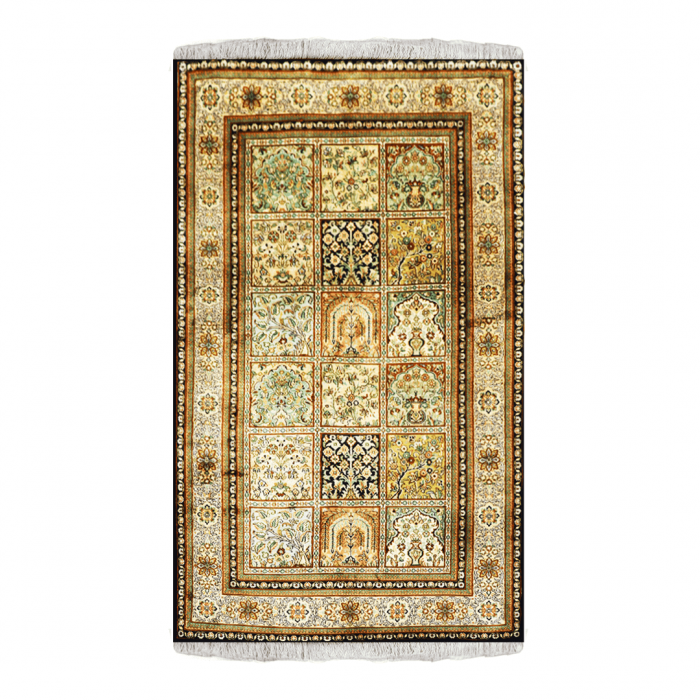 Kashmir Wool Indian Rug 2'11" x 5'1" ITEM# 0033
