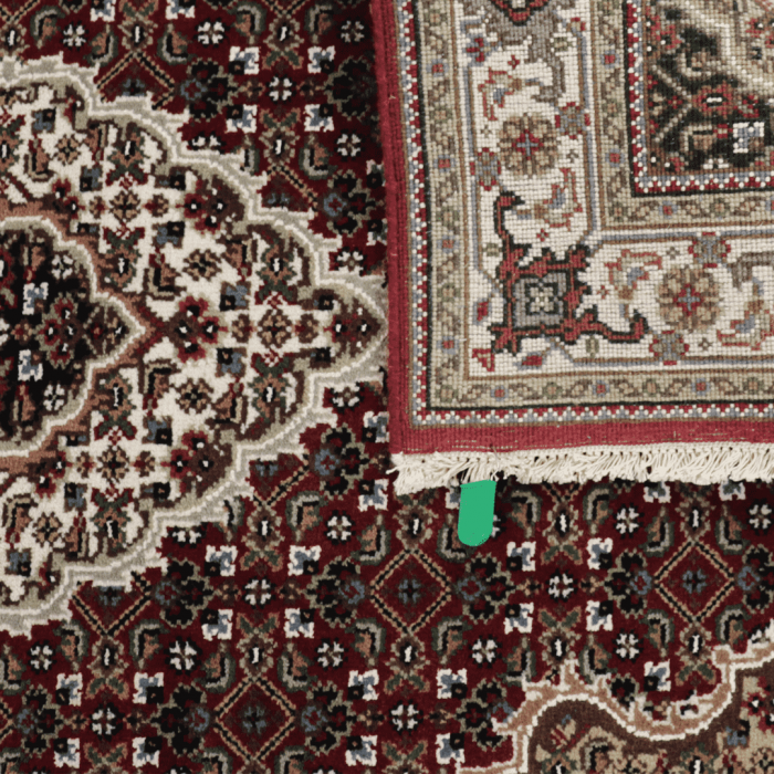 Tabriz Mahi Wool and silk Persian Rug 3' X 5'1" ITEM# 0034