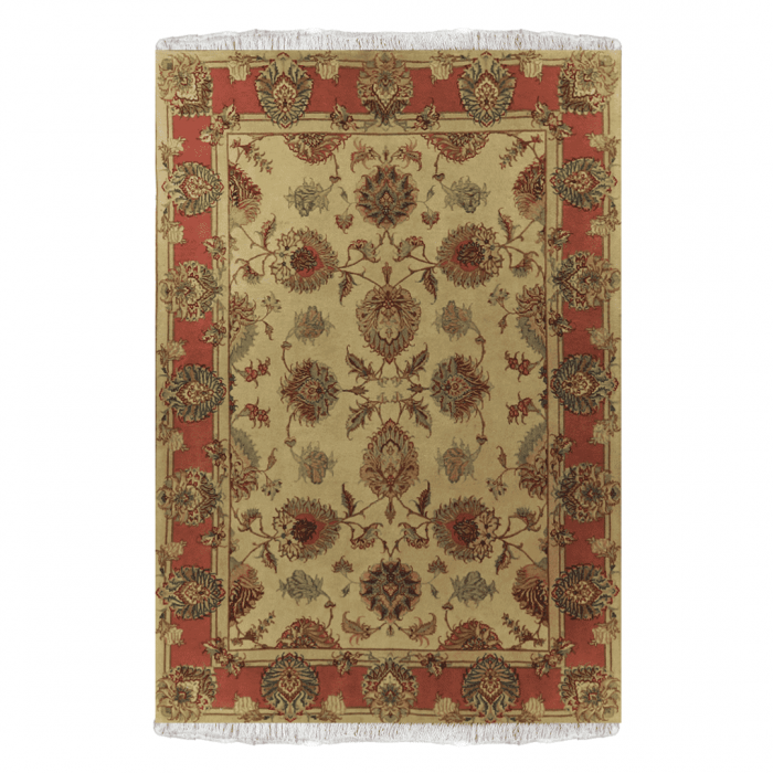 Tabriz Wool and silk Persian Rug 4'10" X 6'9" ITEM# 109