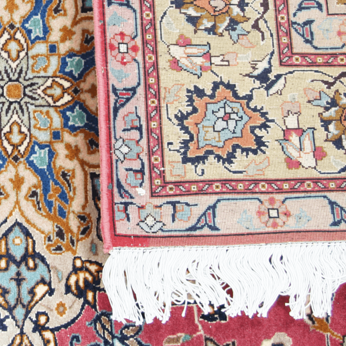 Tabriz Wool and silk Persian Rug 5'1" X 6'5" ITEM# 115