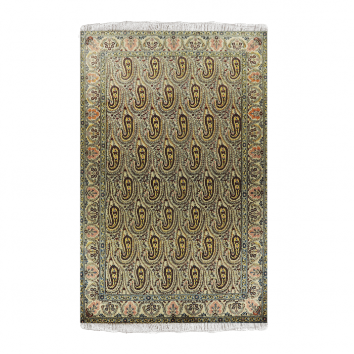 Qom Wool Persian Rug 4'7" X 6'11" ITEM# 151