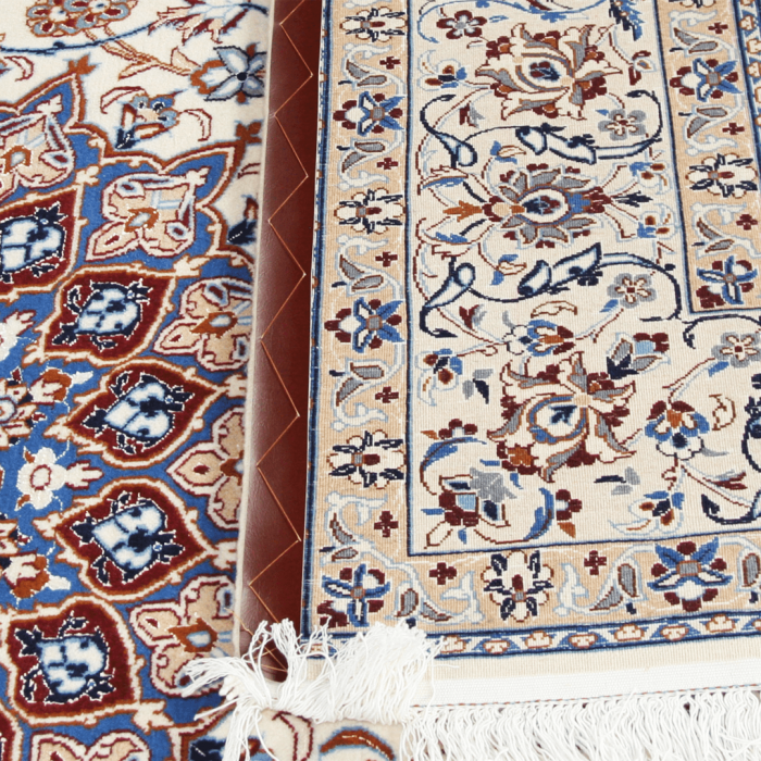 Naeen wool and silk Persian Rug 6'9" x 9'8" ITEM# 214