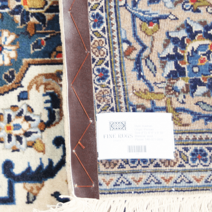 Kashan wool Persian Rug 6'6" x 9'10" ITEM# 249