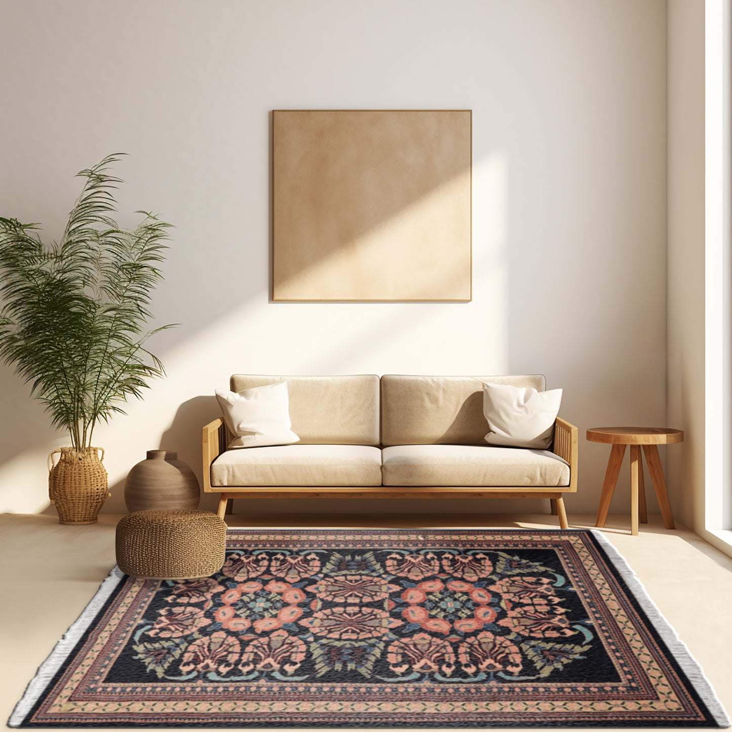 Kurdish Wool Persian Rug 6'11" X 10' ITEM# 253