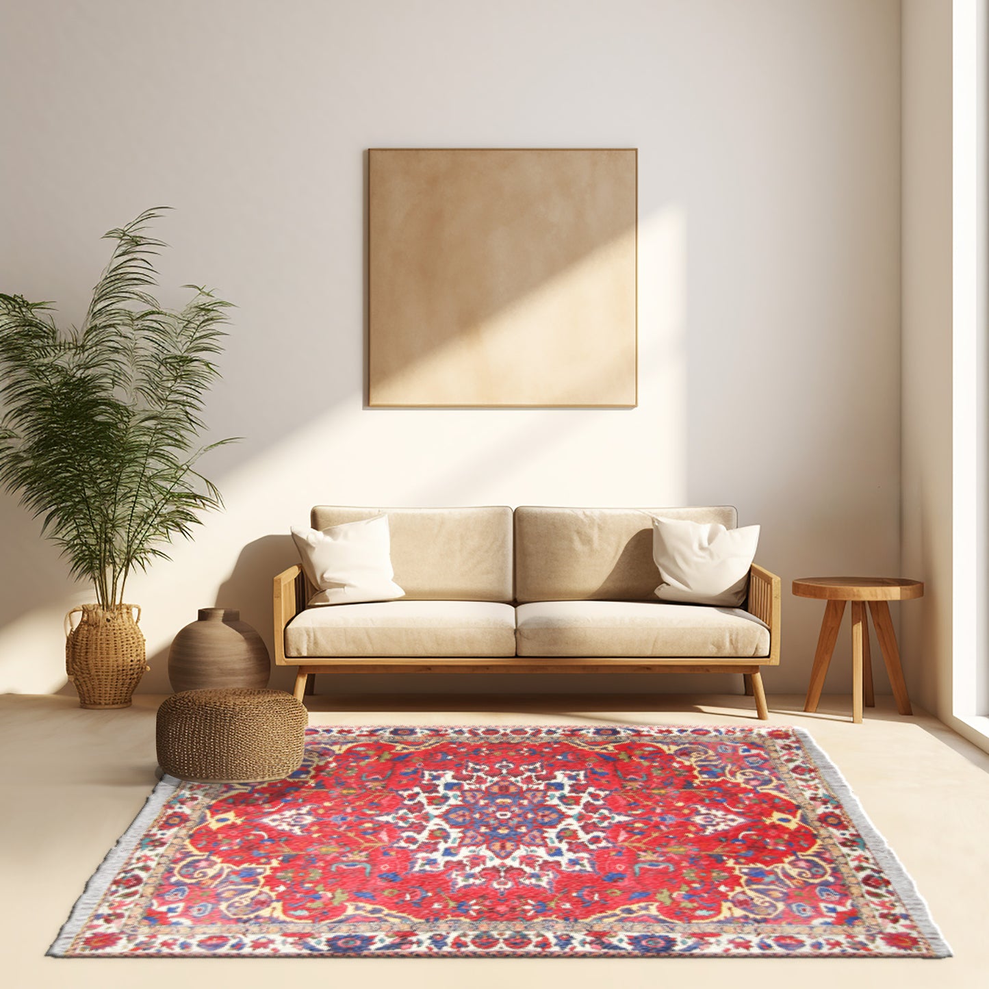 Bakhtiari Wool Persian Rug 6'9" x 10'1" ITEM# 291