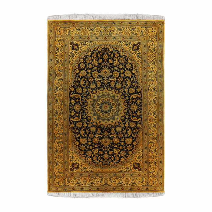 Naeen Wool and silk Persian Rug 6'5" x 10'0" ITEM# 300