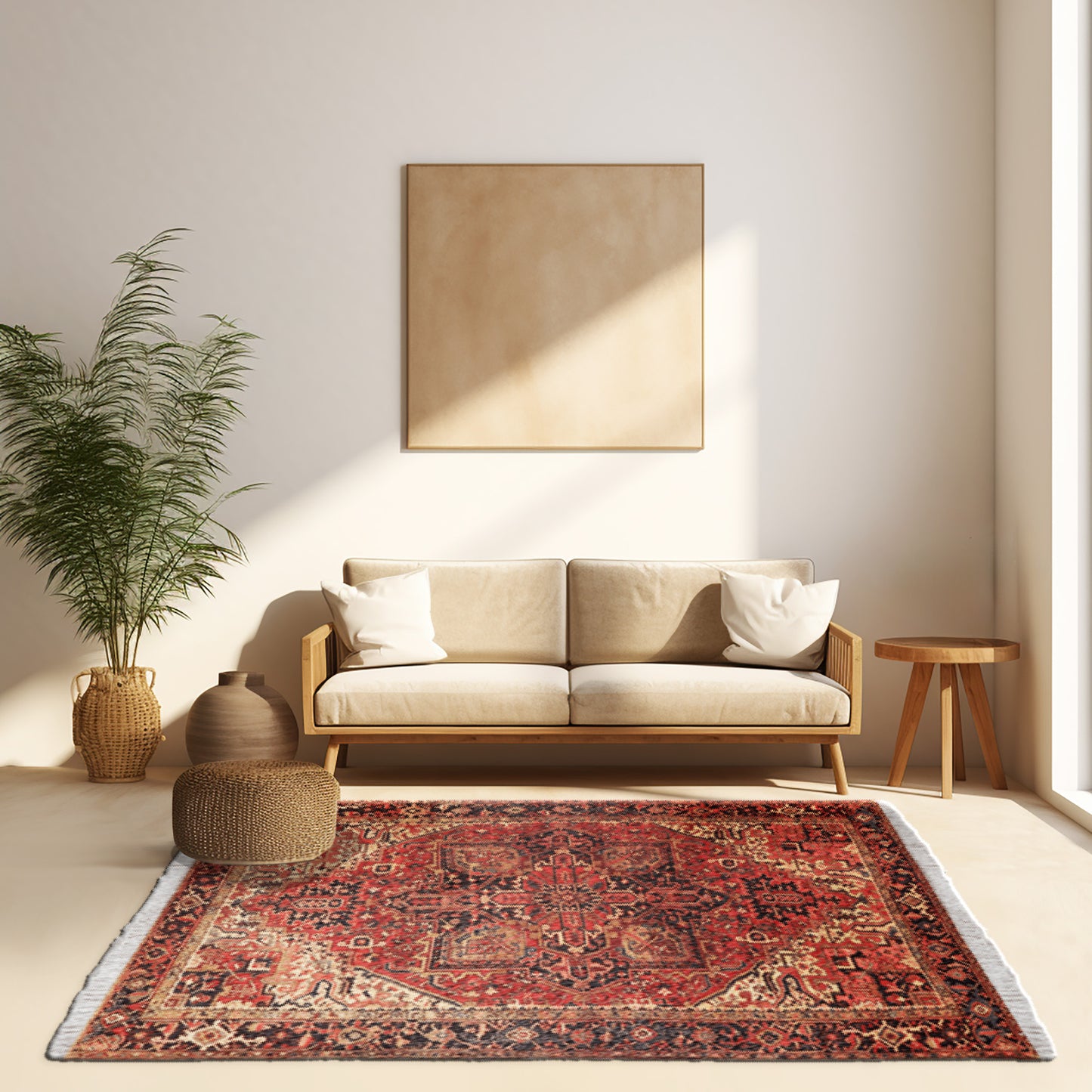 Heriz Wool Persian Rug 8'11" X 13'6" ITEM# 345