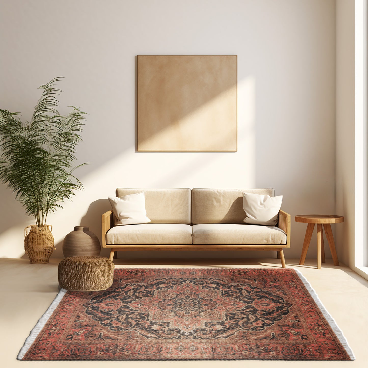 Heriz Wool Persian Rugs 9'9" X 12'5" ITEM# 367