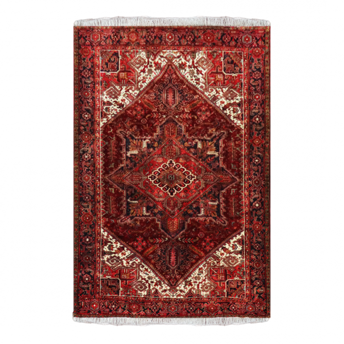 Heriz Wool Persian Rug 8'11" X 11' ITEM# 439