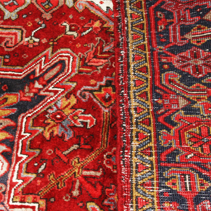 Heriz Wool Persian Rug 8'11" X 11' ITEM# 439