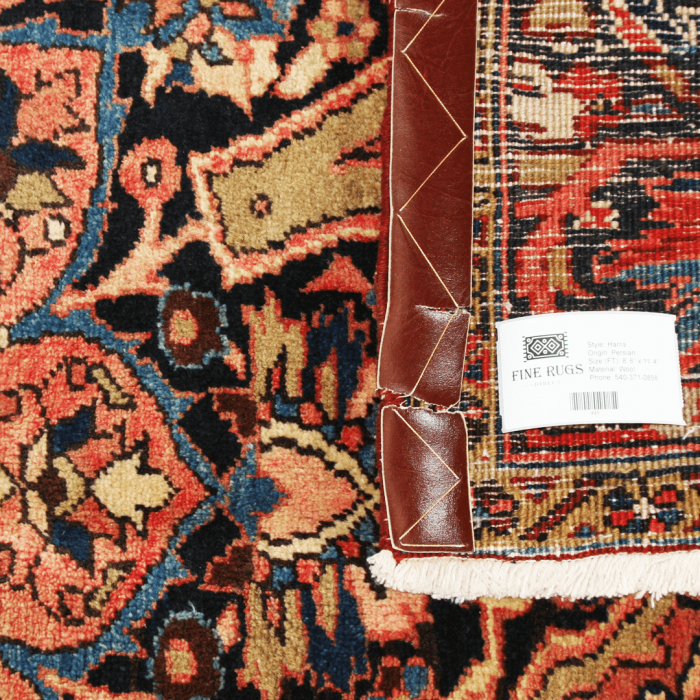 Antique Heriz Wool Persian Rug 8'6"X 11'4"  ITEM# 445