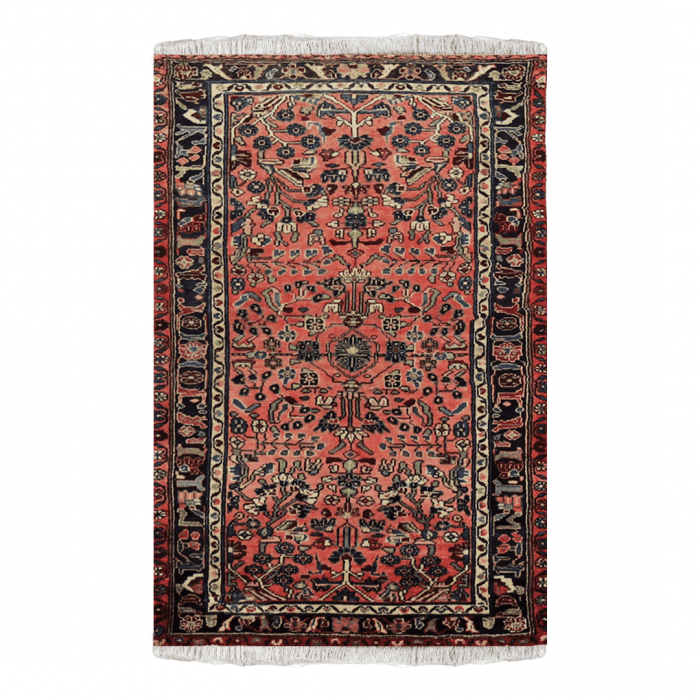 Hamadan Wool Persian Rug 3'3 X 6'4" ITEM# 467