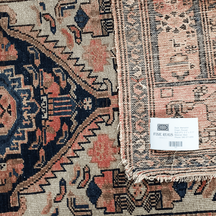 Hamadan Wool Persian Rug 3'2" X 5'11" ITEM# 485