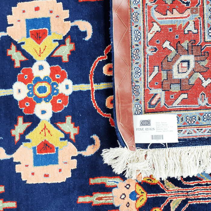 Sarouk Wool Persian Rug 5'5" x 7'2" ITEM# 499