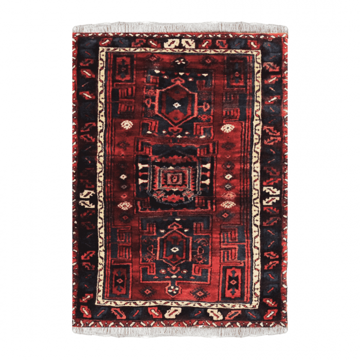 Hamadan Wool Persian Rug 4'3" X 6'4" ITEM# 500