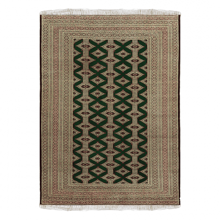 Turkaman Wool Persian Rug 4'3" x 5'9" ITEM# 510