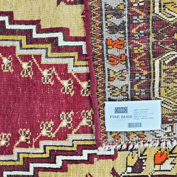 Turkaman Wool Persian Rug 3'6" x 5'6" ITEM# 519