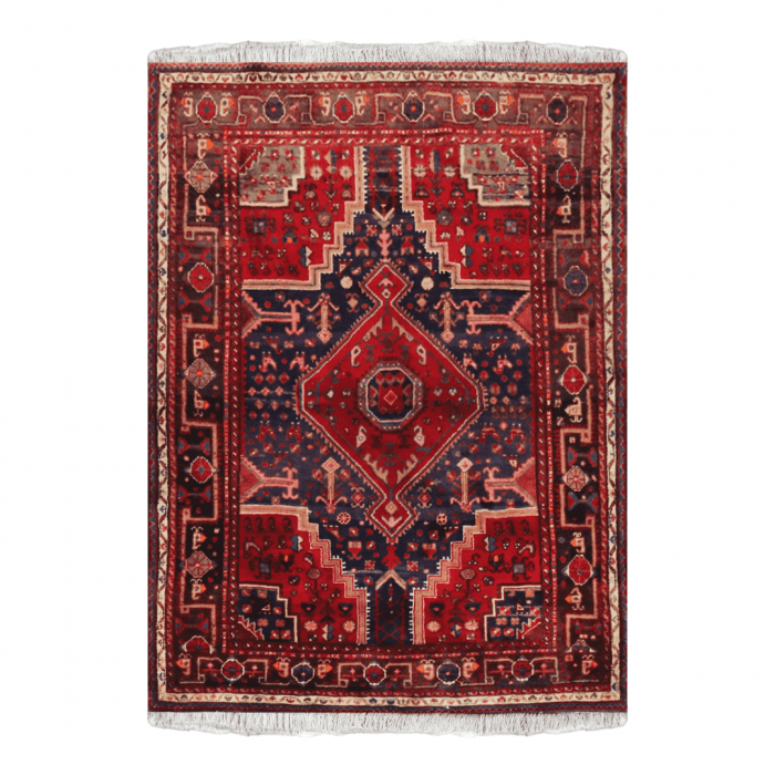 Hamadan Wool Persian Rug 5' X 7'2" ITEM# 523