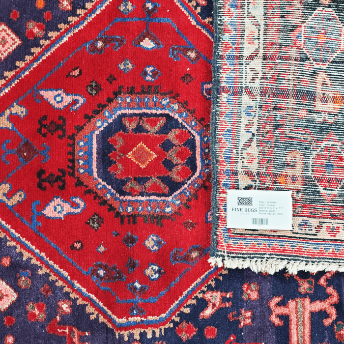 Hamadan Wool Persian Rug 5' X 7'2" ITEM# 523
