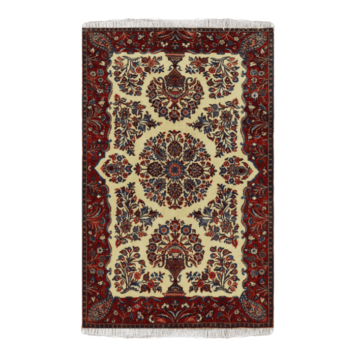 Sarouk Wool Persian Rug 4'3" x 6'3" ITEM# 531