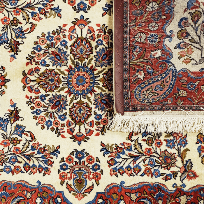Sarouk Wool Persian Rug 4'3" x 6'3" ITEM# 531