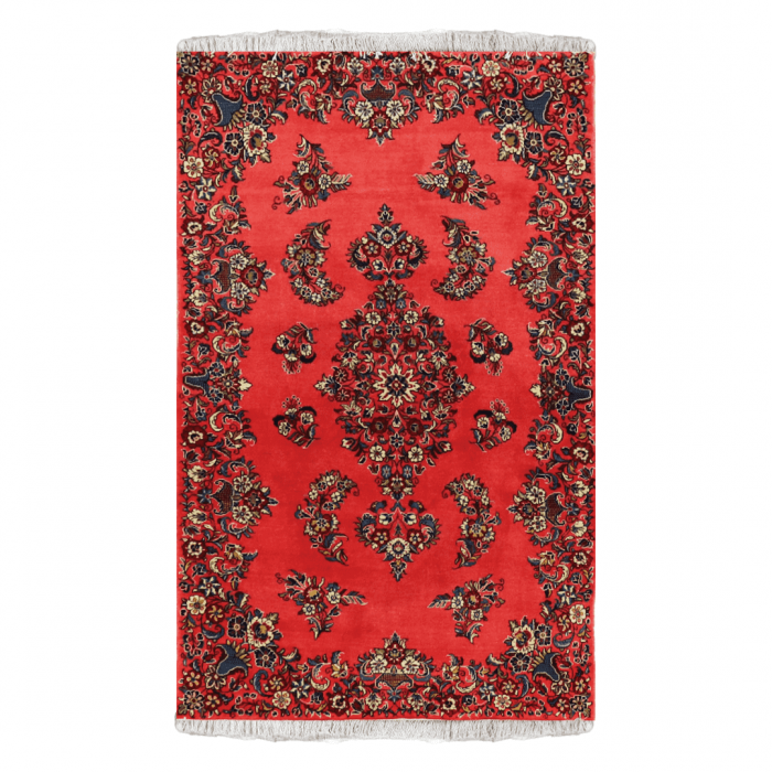 Sarouk Wool Persian Rug 4'4" x 7'1" ITEM# 534
