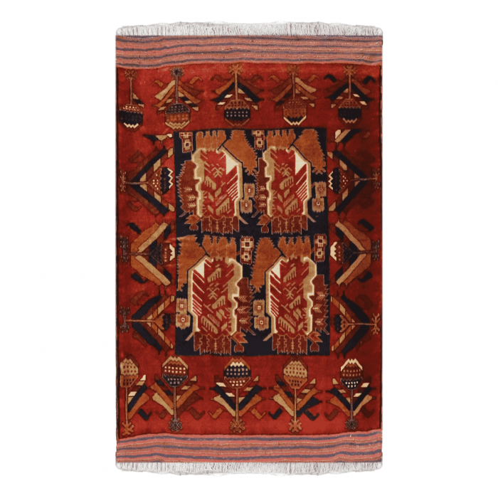 Turkaman Wool Persian Rug 4'1" x 6'0" ITEM# 543