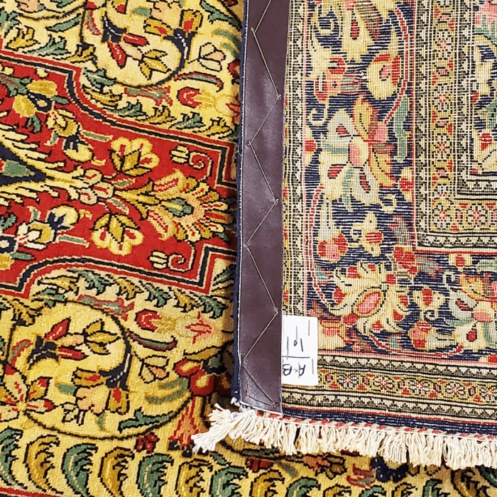 Qom Wool Persian Rug 3'50" X 5'10" ITEM# 558