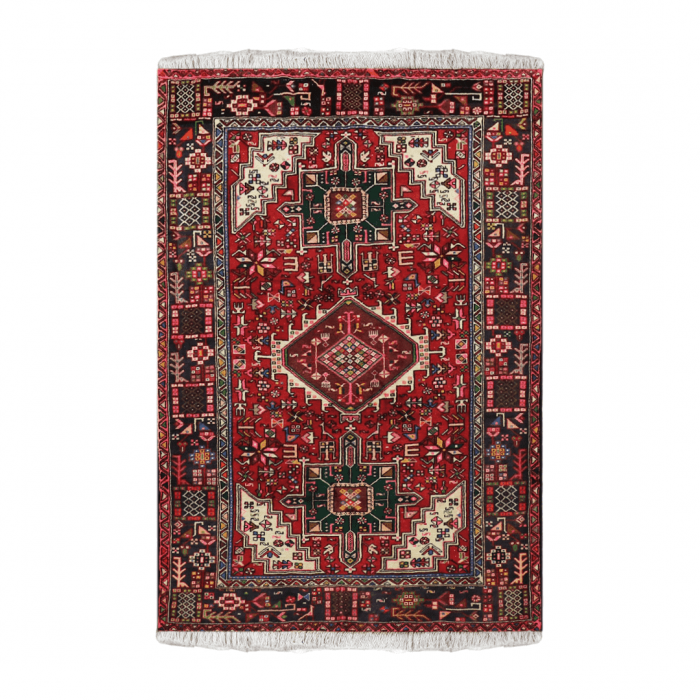 Karajeh Wool Persian Rug 4'11" X 5'8" ITEM# 570
