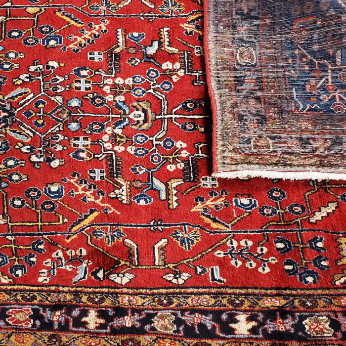 Hamadan Wool Persian Rug 4'8" X 7'5" ITEM# 571