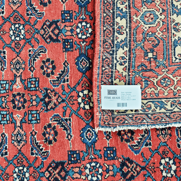 Hamadan Wool Persian Rug 4'9" X 6'5" ITEM# 573