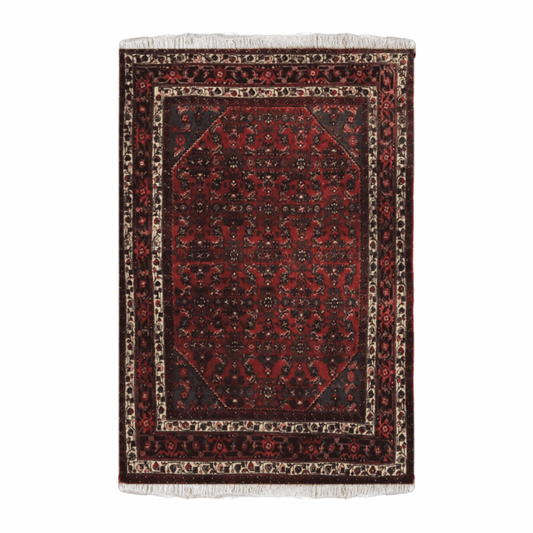 Antique Hamadan Wool Persian Rug 4'9 X 6'9"  ITEM# 578