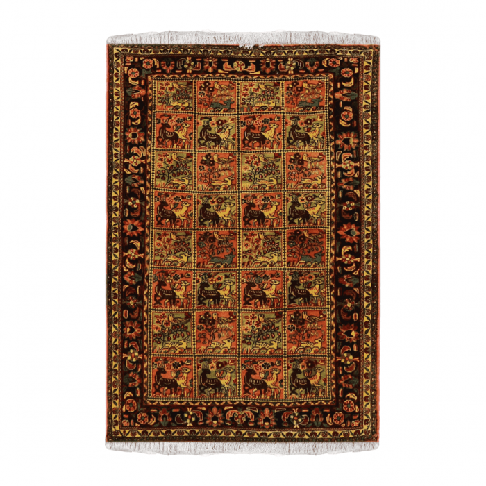 Qom Wool Persian Rug 3'80" X 5'50" ITEM# 623