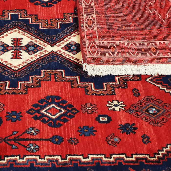 Hamadan Wool Persian Rug 4'1" X 6'3" ITEM# 635