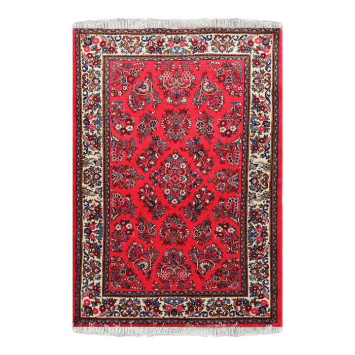 Sarouk Wool Persian Rug 4'4" x 6'9" ITEM# 646