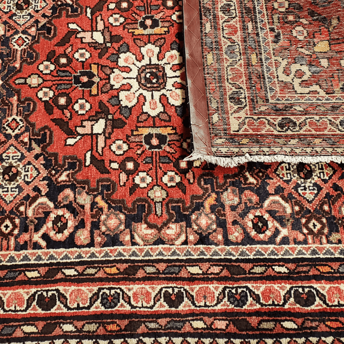 Hamadan Wool Persian Rug 3'8" X 5'6" ITEM# 658