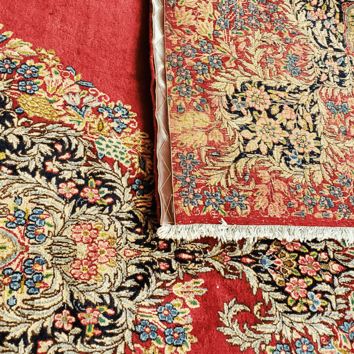 Kerman Wool Persian Rug 10'10" X 14'10" ITEM# 677