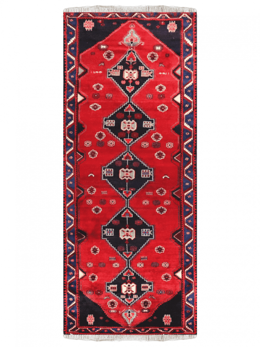 Red Hamadan runner 4'6" X 13'2" ITEM# 806