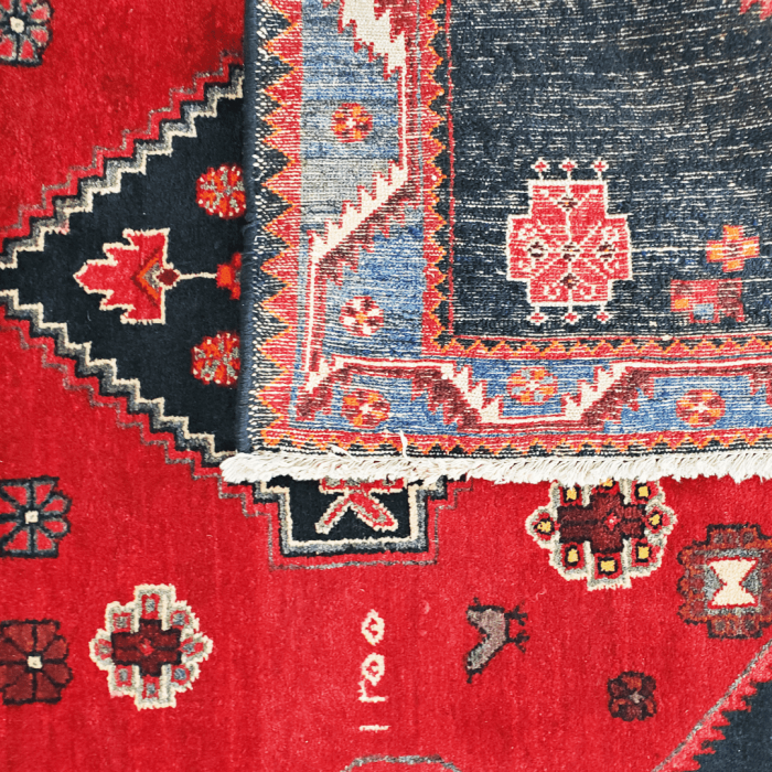 Red Hamadan runner 4'6" X 13'2" ITEM# 806