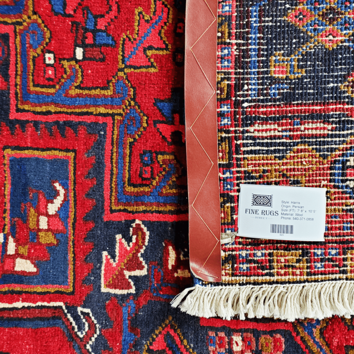 Heriz Wool Indian Rug 7'8" X 10'5" ITEM# 820