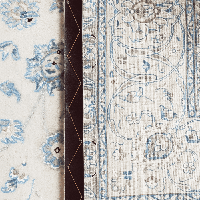 Naeen Wool and silk Persian Rug 6'6" x 9'9" ITEM# 940