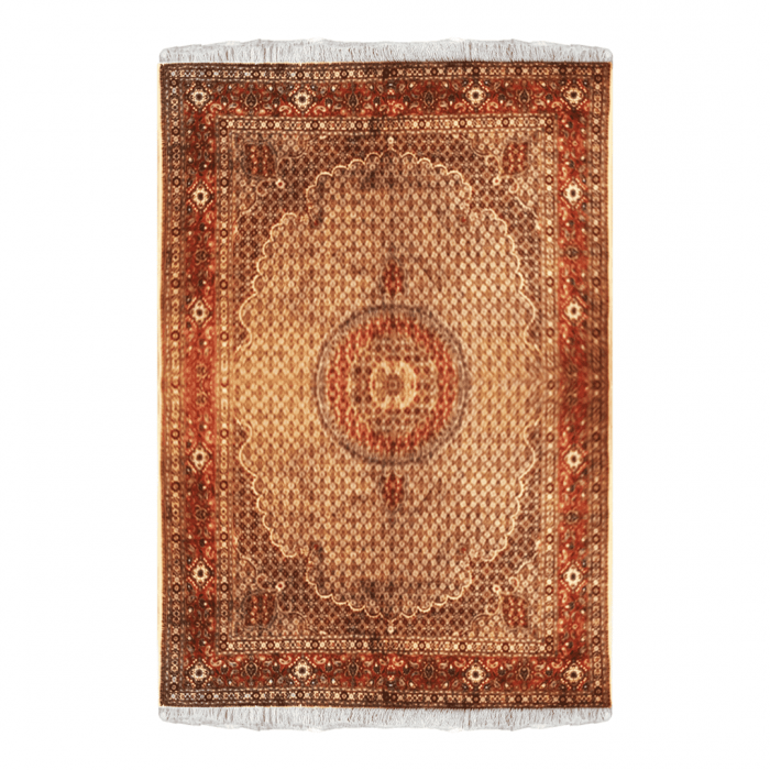 Moud Wool and silk Persian Rug 11'1" x 16'1" ITEM# 973