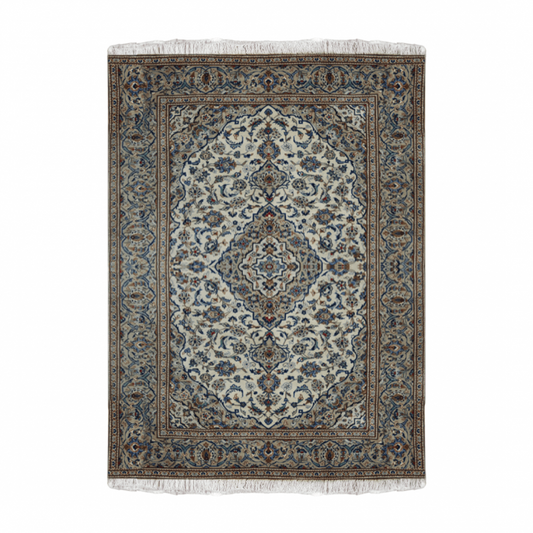 Kashan Wool Persian Rug 6'6" x 10'3"  ITEM# 181