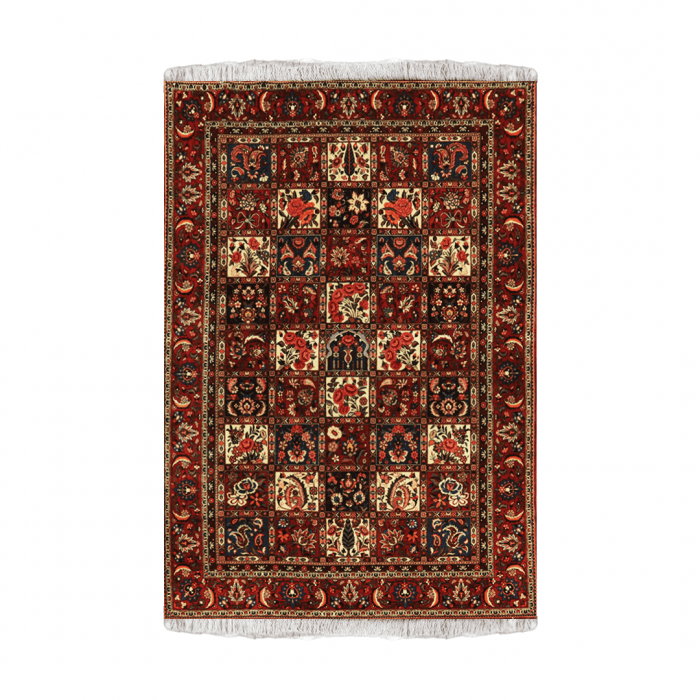 Bakhtiari wool Persian Rug 9'7" x 10'3"  ITEM# 201