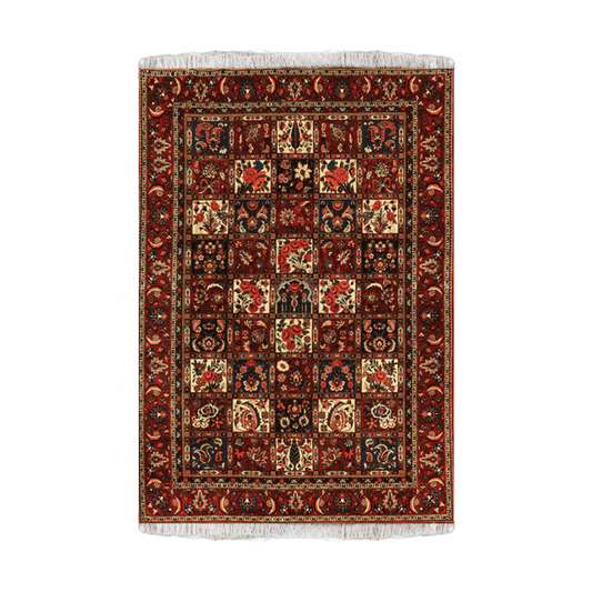 Bakhtiari wool Persian Rug 9'7" x 10'3"  ITEM# 201