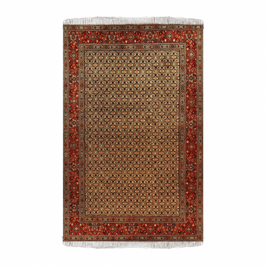 Moud Wool Persian Rug 6'6" x 10'1"  ITEM# 282