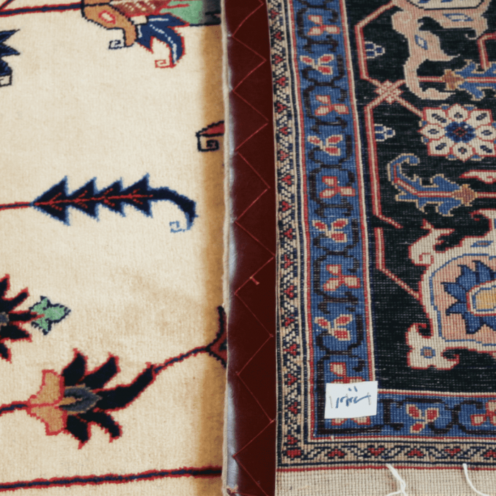 Moud Wool and silk Persian Rug 6'5" x 9'9"  ITEM# 285