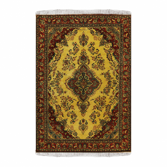 Sarouk Wool Persian Rug 7'3" x 10'1"  ITEM# 313