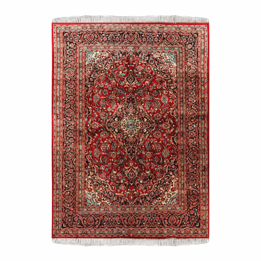 Kashan Wool Persian Rug 7'11" x 11'2"  ITEM# 397