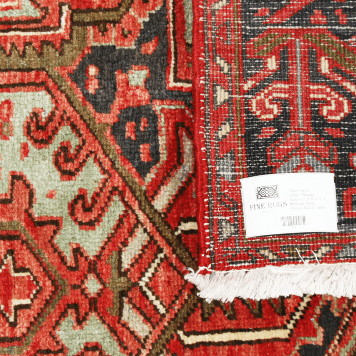 Heriz Wool Persian Rug 8' X 11'3"  ITEM# 455